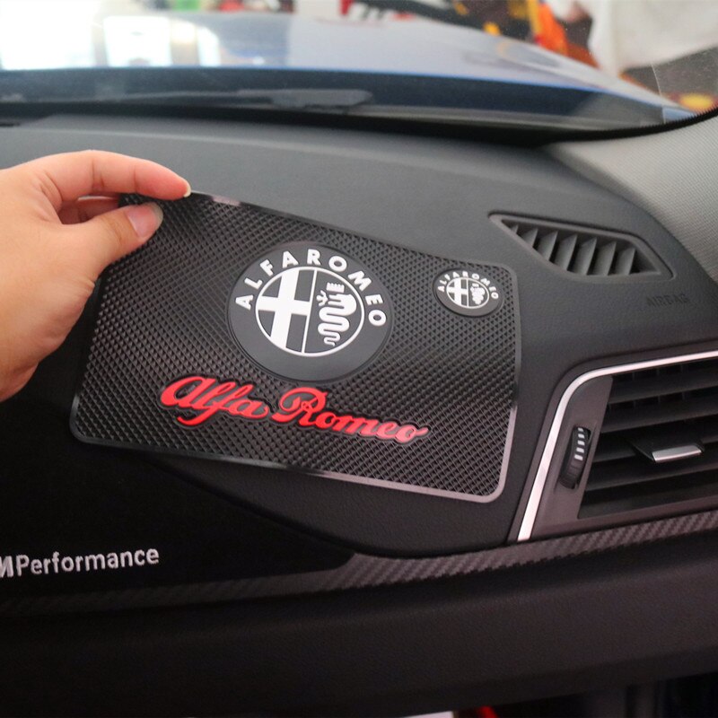 Tapis antidérapant d’intérieur de voiture, 1 pièces, pour Renault LADA Opel SAAB Daewoo Alfa Romeo, accessoires de tableau de bord, décoration – Image 5