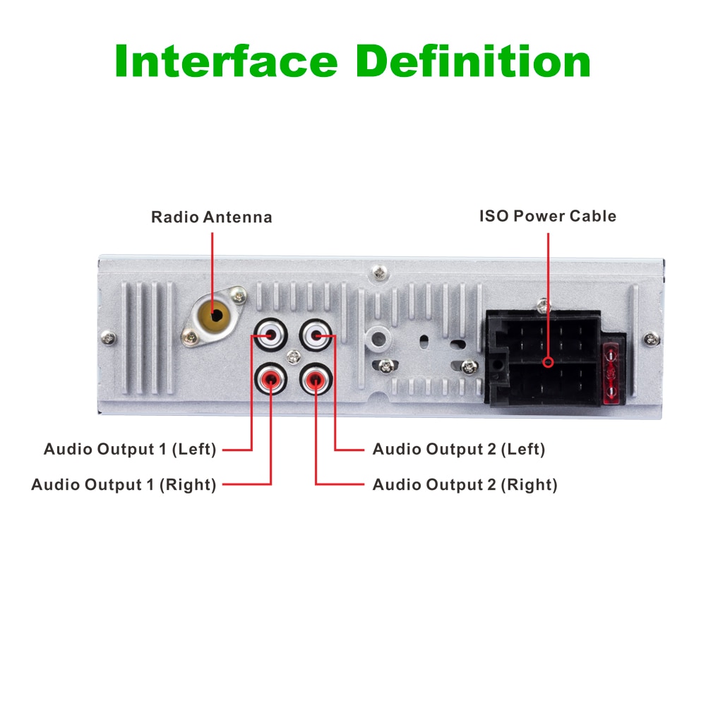 Bouton Radio et lecteur stéréo 12V | Autoradio, Bluetooth, téléphone MP3 FM/USB/1 Din/SWC, télécommande/télécommande Auto 12V, vente en gros 2019, nouveau – Image 5